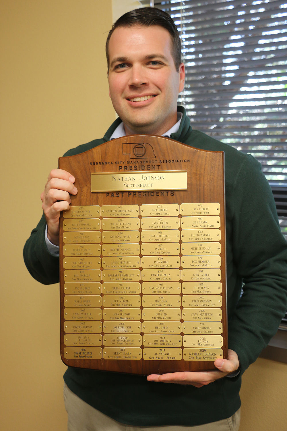 Nathan Johnson elected president of state association, first Scottsbluff city manager since 1989